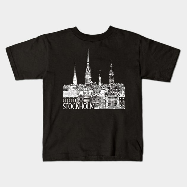 Stockholm Kids T-Shirt by TravelTs